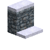 cobblestoneslab-andesite-south-snow