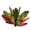 flower-croton-small-darkgreen-gold-crimson