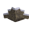 slantedroofingcornerouter-agedthatch-west-snow