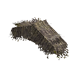 slantedroofingridgeend-agedthatch-south-free