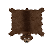 hide-raw-bear-brown-complete
